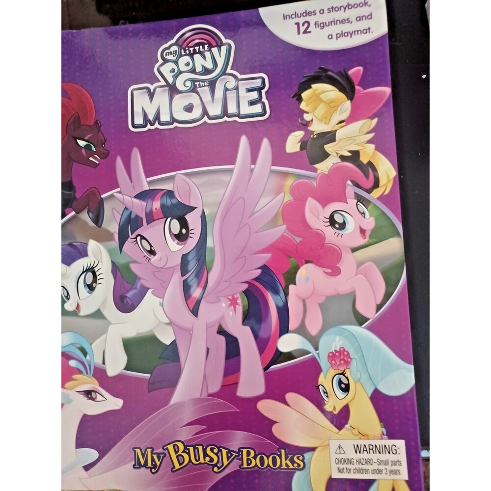 My Little Pony The Movie My Busy Books Storage Box Only Great Shape Very Clean